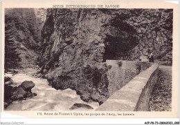 ACPP8-73-0704 - Route De FLUMET A UGINE - Les Gorges De L'arly - Les Tunnels - Albertville