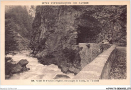 ACPP8-73-0695 - Route De FLUMET A UGINE - Les Gorges De L'arly - Les Tunnels - Albertville