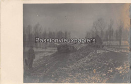 CARTE PHOTO ALLEMANDE Près De TONGEREN 1915 TRAVAUX SUR LA VOIE FERREE - Tongeren