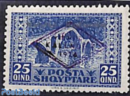 Albania 1924 25q, Stamp Out Of Set, Unused (hinged) - Albania
