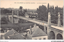 ACTP7-72-0622 - BEAUMONT-SUR-SARTHE - Le Pont Suspendu - Beaumont Sur Sarthe