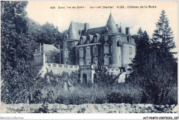 ACTP6-72-0589 - CHATEAU-DU-LOIR - FLEE - Château De La Motte - Chateau Du Loir