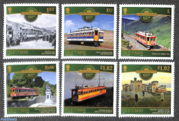 Isle Of Man 2020 Snaeffell Mountain Railway 6v, Mint NH, Transport - Railways - Trams - Trains