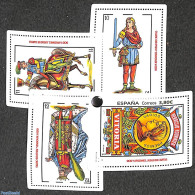 Spain 2020 Card Games 4v, Mint NH, Nature - Sport - Horses - Playing Cards - Ungebraucht