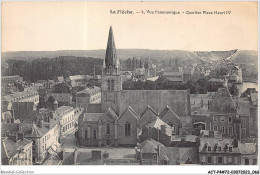 ACTP4-72-0334 - LA FLECHE - Vue Panoramique - Quartier Place Henri IV - La Fleche