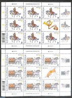 Slovenia 2020 Europa, Old Postal Roads 2 M/s, Mint NH, History - Nature - Europa (cept) - Horses - Post - Poste