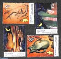 Romania 2020 Institute For Speleology 4v, Mint NH, History - Geology - Art - Cave Paintings - Unused Stamps