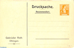 Switzerland 1907 Private Reply Paid Postcard 12/12c, Gebr. Roth Oftringen, Unused Postal Stationary - Covers & Documents