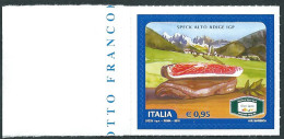 Italia 2016; Speck Alto Adige IGP. Francobollo Di Bordo A Sinistra. - 2011-20:  Nuovi