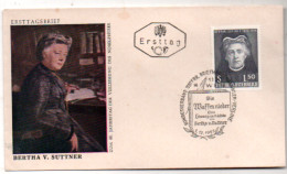 Österreich 1965 MiNr.: 1199 Suttner Austria FDC Scott: 747  YT: 1035 Sg: 1461 - FDC