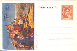 Argentina 1936 Illustrated Postcard 10c MUESTRA, Unused Postal Stationary - Covers & Documents