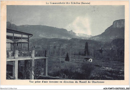 ACXP3-73-0253 - LES ECHELLES - La Commanderie Des Echelles - Vue Prise D'une Terasse En Direction Du Massif  - Les Echelles