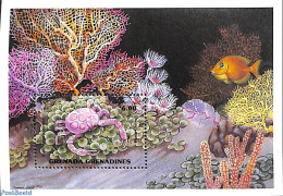 Grenada Grenadines 1990 Persephona Punctata S/s, Mint NH, Nature - Shells & Crustaceans - Meereswelt