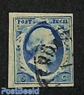 Netherlands 1852 5c, Plate III, Used, Used Or CTO - Used Stamps