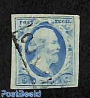 Netherlands 1852 5c, Plate VI, Used, Used Or CTO - Usati