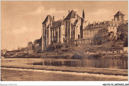ADCP11-72-1019 - L'abbaye St-Pierre De SOLESMES Vue Du Barrage De La Sarthe  - Solesmes