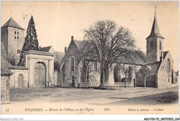 ADCP10-72-0986 - SOLESMES - Entrée De L'abbaye Et De L'église  - Solesmes