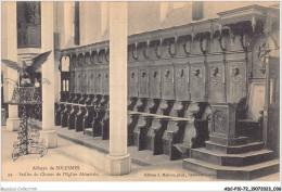 ADCP10-72-0922 - Abbaye De SOLESMES - Stalles Du Choeur De L'église Abbatiale  - Solesmes