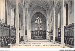 ADCP10-72-0908 - Abbaye Des Bénédictins De SOLESMES - Choeur De La Chapelle Abbatiale  - Solesmes
