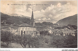 ACXP9-73-0785 - ALBERTVILLE - L'abside Et Le Quartier De L'église - Albertville