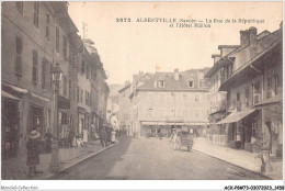 ACXP8-73-0734 - ALBERTVILLE - Rue De La République Et L'hôtel Million - Albertville