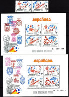 SPAIN 1982 SPORT FIFA: World Soccer Cup Spain-82. 4th Issue. Set And 2 S/Sh, MNH - 1982 – Espagne