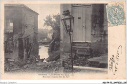 ADCP4-72-0360 - MAMERS - Catastrophe Du 7 Juin 1904 - Maison Détruites Rue Du Fort - Mamers