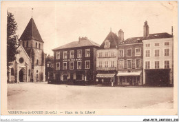 ADWP11-71-1126 - VERDUN-SUR-LE-DOUBS - Place De La Liberté  - Chalon Sur Saone