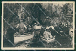 Napoli Capri Barche Entrata Grotta Azzurra Brunner 20963 Foto Cartolina MX1171 - Napoli