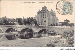 ADCP9-72-0899 - SOLESMES - L'abbaye Et Le Nouveau Pont - Solesmes