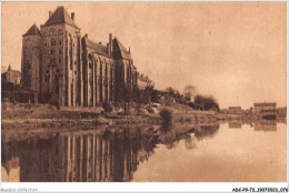 ADCP9-72-0848 - L'abbaye De SOLESMES - Vue De La Rive Droite De La Sarthe  - Solesmes