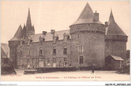 ADCP9-72-0821 - SILLE-LE-GUILLAUME - Le Collége Et L'hôtel De Ville  - Sille Le Guillaume