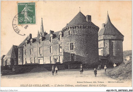 ADCP9-72-0811 - SILLE-LE-GUILLAUME - L'ancien Château Actuellement Mairie Et Collège  - Sille Le Guillaume