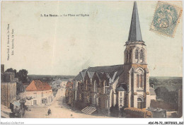 ADCP8-72-0786 - LA SUZE - La Place Et L'église  - La Suze Sur Sarthe