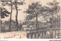 ADCP8-72-0747 - SABLE - Vue De La Terrasse Italienne Du Jardin De La Ville  - Sable Sur Sarthe
