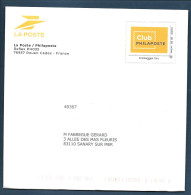 Pàp Philaposte Montimbramoi International 250 G, Vignette "Club Philaposte" - Official Stationery