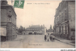 ADWP5-71-0400 - DIGOIN - Place Des Halles Et Mairie    - Digoin