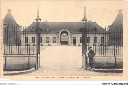 ADWP4-71-0319 - LE CREUSOT - Entrée Du Château De La Verrerie  - Le Creusot