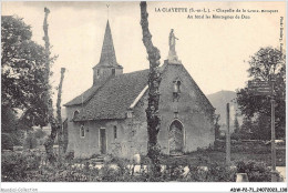 ADWP2-71-0164 - La CLAYETTE - Chapelle De La Croix-bouquet - Au Fond Les Montagnes De Dun  - Charolles