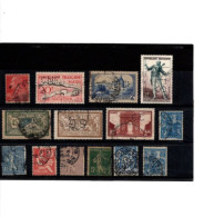 Lot De 14 Timbres Perforés De France, Oblitérés. Voir Scan. - Used Stamps