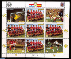 Paraguay 1982 World Cup Football Spain M/s, Mint NH, Sport - Football - Paraguay