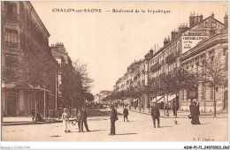 ADWP1-71-0032 - CHALON-SUR-SAONE - Boulevard De La République  - Chalon Sur Saone