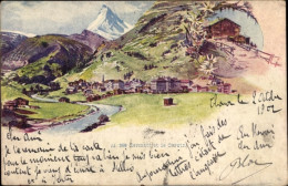 CPA Zermatt Kanton Wallis Schweiz, Das Matterhorn - Autres & Non Classés
