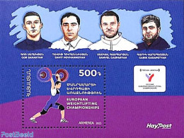 Armenia 2023 Eur. Championships Weightlifting S/s, Mint NH, Sport - Sport (other And Mixed) - Weightlifting - Pesistica