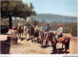 ADYP10-73-0851 - Le Lac D'AIGUEBELETTE - Equitation à L'hôtel Beausejour  - Aiguebelle