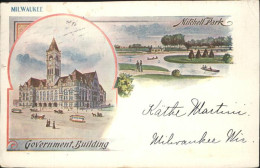 41326692 Milwaukee_Wisconsin Government Building Mitschell Park Litho - Otros & Sin Clasificación