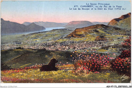 ADYP7-73-0617 - CHAMBERY - Vu Du Pas De La Fosse - Le Lac Du Bourger Et La Dent Du Chat  - Chambery