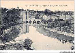 AFXP6-79-0477 - PARTHENAY - Le Quartier ST-Jacques Et Le Thouet - Parthenay