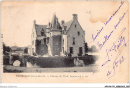 AFXP6-79-0463 - PARTHENAY - Chateau Du Theil - Facades Sud Et Est - Parthenay