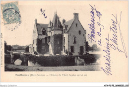 AFXP6-79-0459 - PARTHENAY - Chateau Du Theil - Facades Sud Et Est - Parthenay